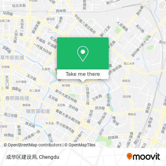 成华区建设局 map