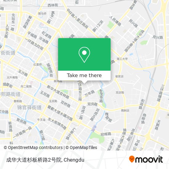 成华大道杉板桥路2号院 map