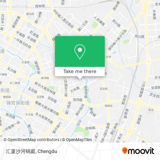 汇厦沙河锦庭 map