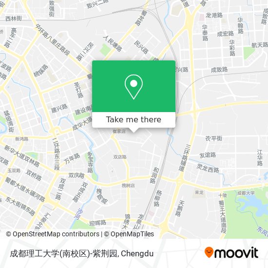 成都理工大学(南校区)-紫荆园 map