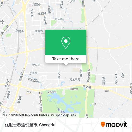 优服贵春连锁超市 map