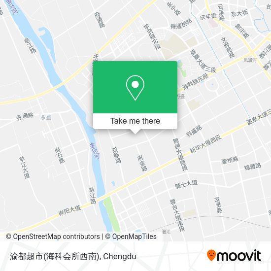 渝都超市(海科会所西南) map