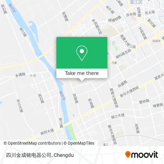 四川金成铭电器公司 map