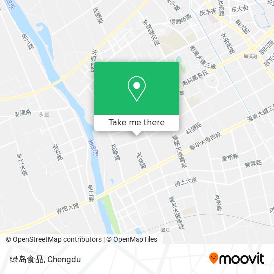 绿岛食品 map