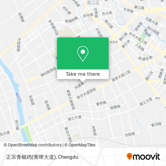 正宗青椒鸡(青啤大道) map