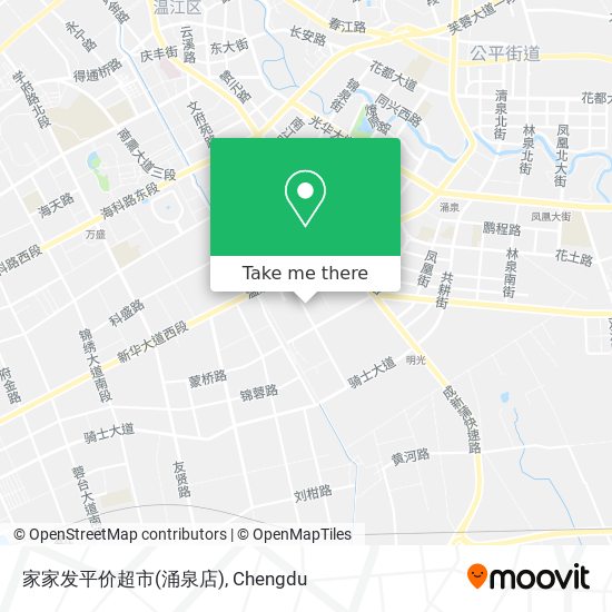 家家发平价超市(涌泉店) map