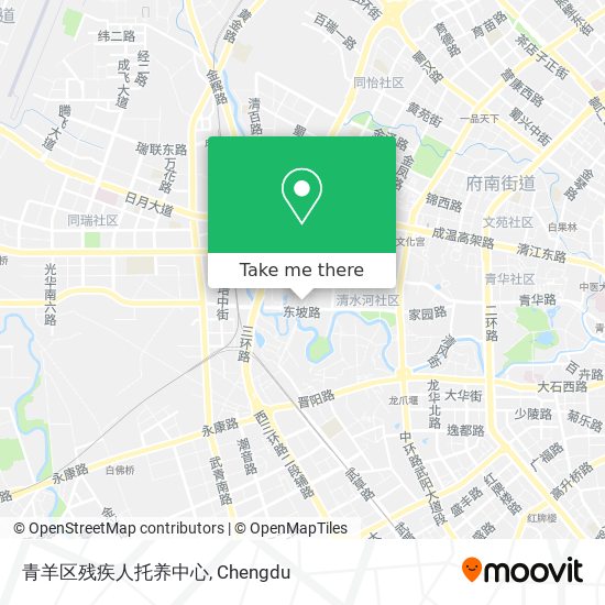 青羊区残疾人托养中心 map