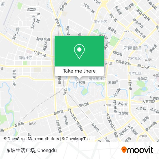 东坡生活广场 map