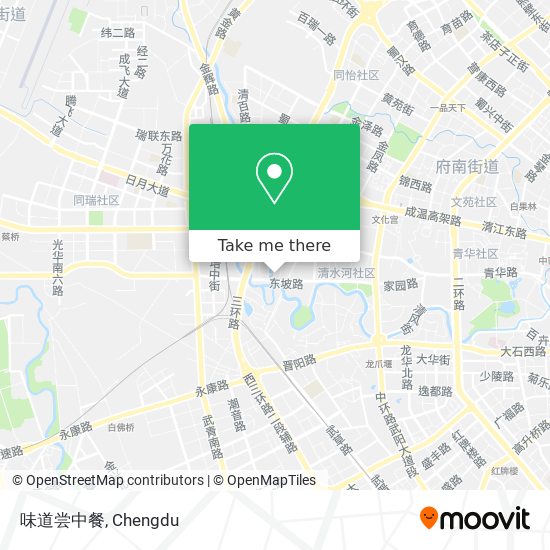 味道尝中餐 map