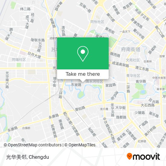 光华美邻 map