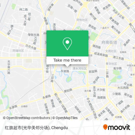 红旗超市(光华美邻分场) map