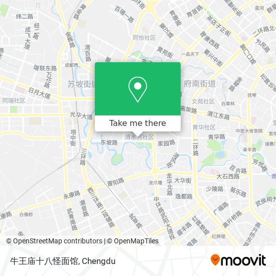 牛王庙十八怪面馆 map