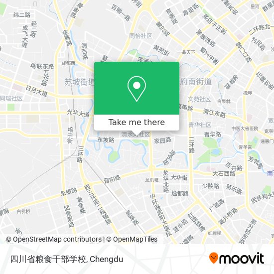 四川省粮食干部学校 map