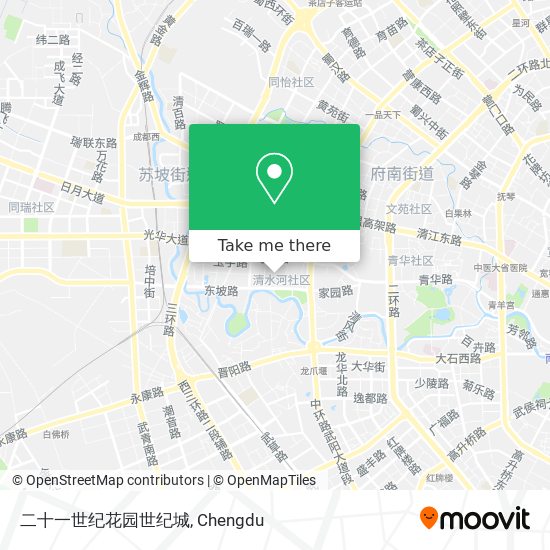 二十一世纪花园世纪城 map