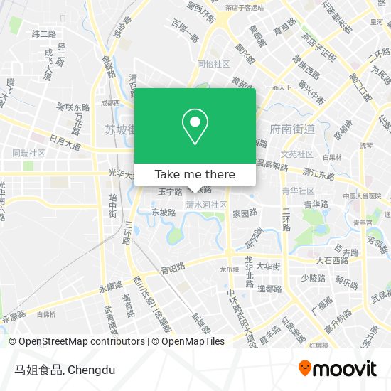 马姐食品 map