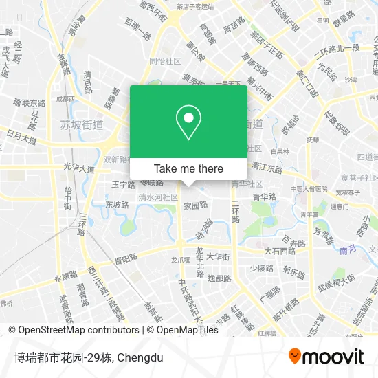博瑞都市花园-29栋 map