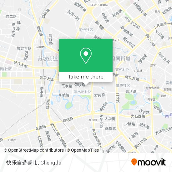 快乐自选超市 map