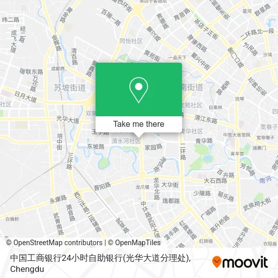 中国工商银行24小时自助银行(光华大道分理处) map