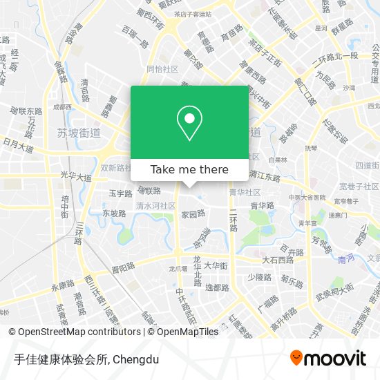 手佳健康体验会所 map