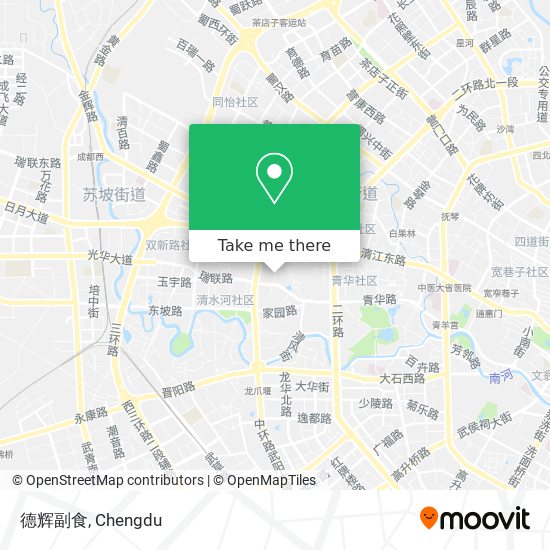 德辉副食 map