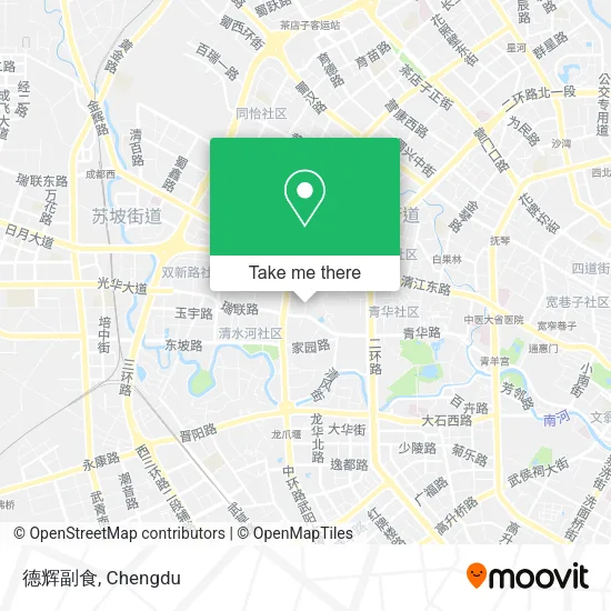 德辉副食 map