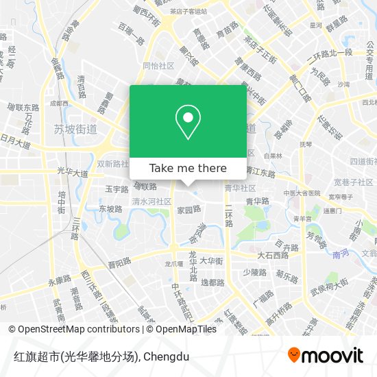 红旗超市(光华馨地分场) map
