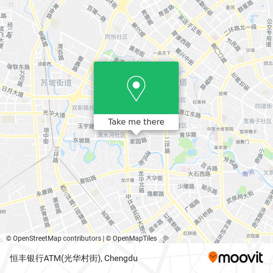 恒丰银行ATM(光华村街) map