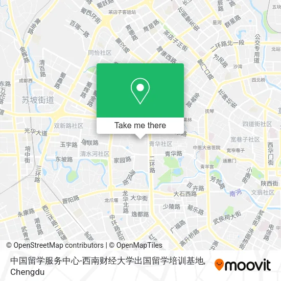 中国留学服务中心-西南财经大学出国留学培训基地 map