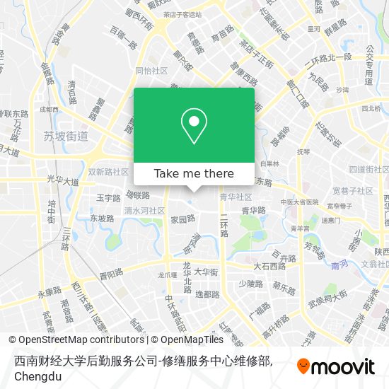 西南财经大学后勤服务公司-修缮服务中心维修部 map