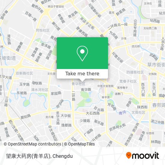 望康大药房(青羊店) map