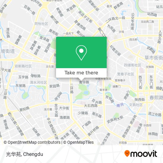 光华苑 map