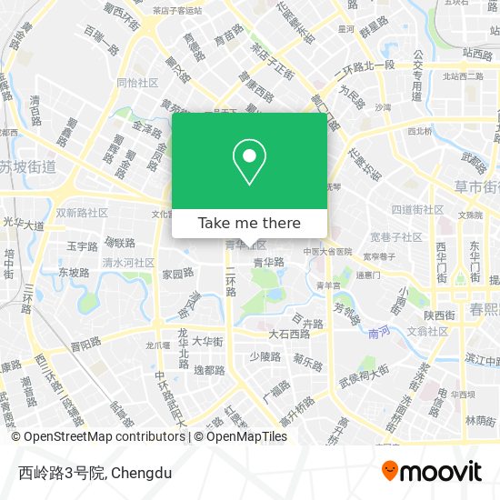 西岭路3号院 map