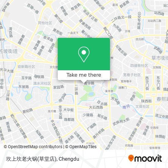 坎上坎老火锅(草堂店) map