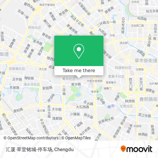 汇厦·草堂铭城-停车场 map
