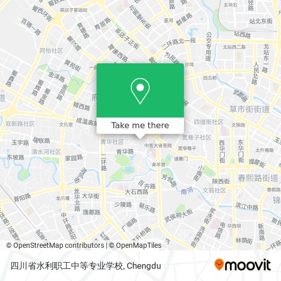 四川省水利职工中等专业学校 map