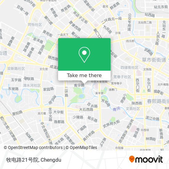 牧电路21号院 map