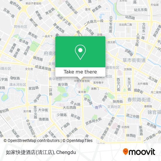 如家快捷酒店(清江店) map