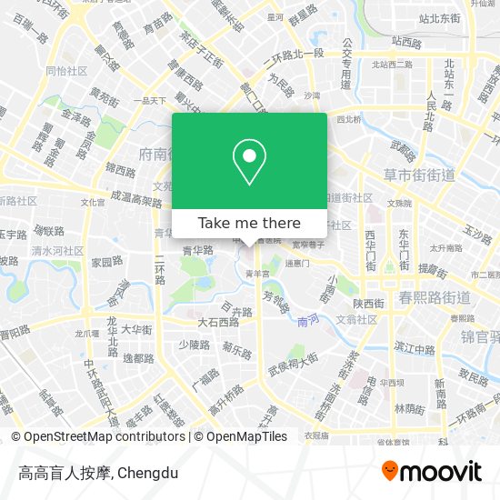 高高盲人按摩 map