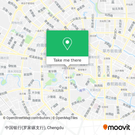 中国银行(罗家碾支行) map