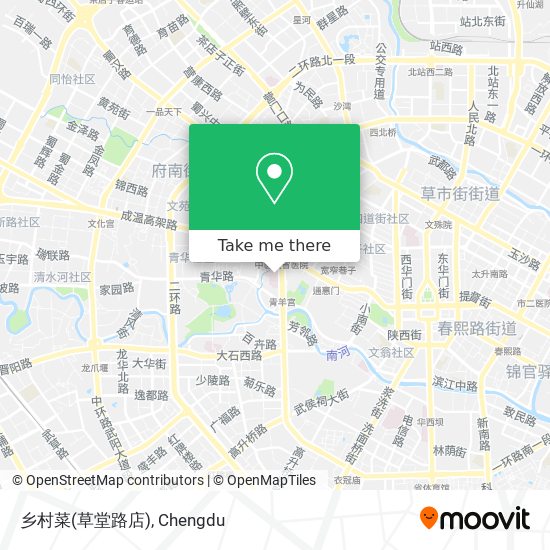 乡村菜(草堂路店) map