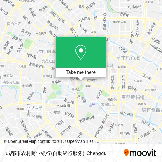 成都市农村商业银行(自助银行服务) map