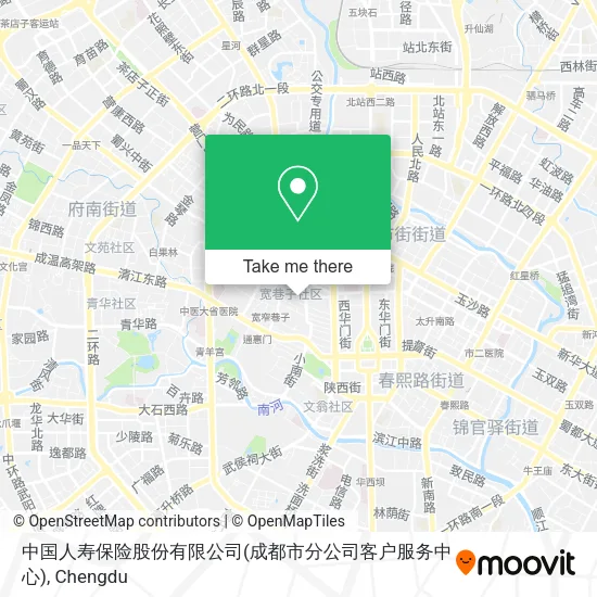 中国人寿保险股份有限公司(成都市分公司客户服务中心) map