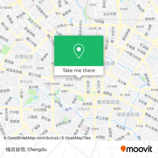 槐容旅馆 map
