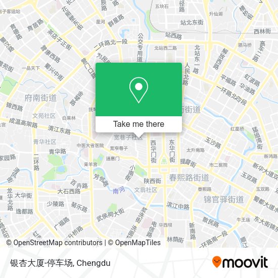 银杏大厦-停车场 map