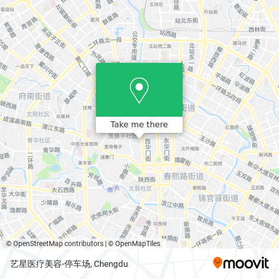 艺星医疗美容-停车场 map