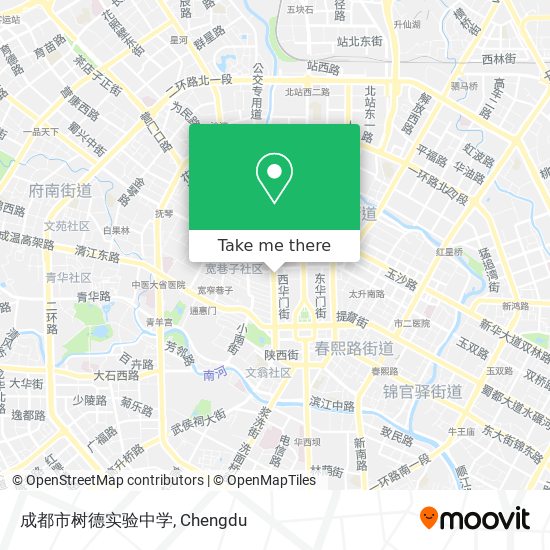 成都市树德实验中学 map