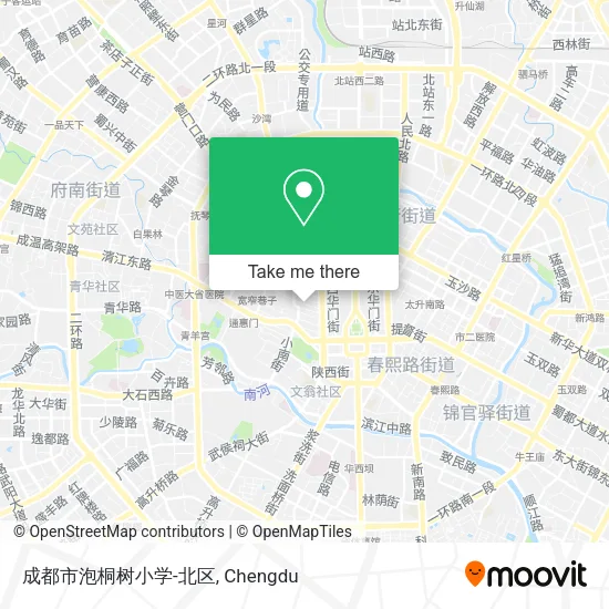 成都市泡桐树小学-北区 map