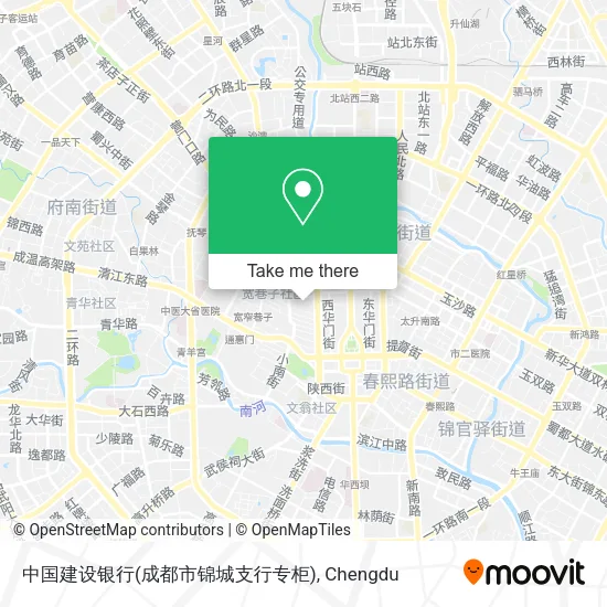 中国建设银行(成都市锦城支行专柜) map