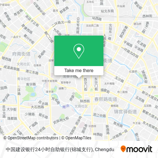 中国建设银行24小时自助银行(锦城支行) map