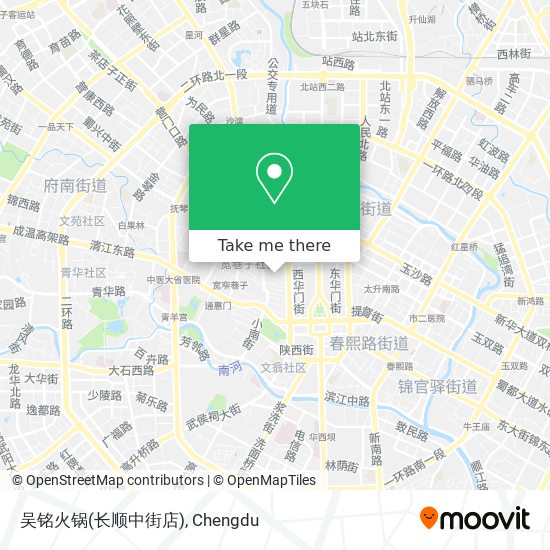 吴铭火锅(长顺中街店) map